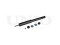 Rear gas shock absorber thumb
