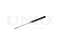 Rear gas shock absorber thumb