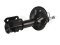 Left front gas shock absorber thumb