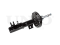 Left front gas shock absorber thumb