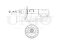 Left front gas shock absorber thumb