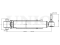Rear gas shock absorber thumb