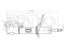 Left front gas shock absorber thumb