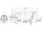 Right front gas shock absorber thumb