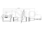 Front gas shock absorber thumb