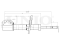 Front gas shock absorber thumb
