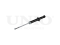 Rear gas shock absorber thumb