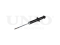 Rear gas shock absorber thumb