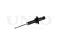 Rear gas shock absorber thumb