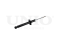 Rear gas shock absorber thumb