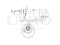Right front gas shock absorber thumb