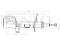 Right front gas shock absorber thumb