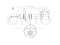 Left front gas shock absorber thumb