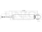 Rear gas shock absorber thumb