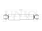 Rear gas shock absorber thumb
