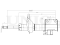 Left rear gas shock absorber thumb