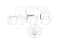 Left front gas shock absorber thumb