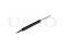 Rear gas shock absorber thumb