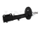 Left rear gas shock absorber thumb