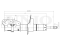 Right front gas shock absorber thumb