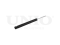 Rear gas shock absorber thumb