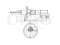 Left front gas shock absorber thumb