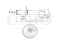 Right front gas shock absorber thumb