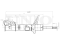 Left rear gas shock absorber thumb