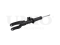 Front gas shock absorber thumb