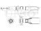Front gas shock absorber thumb