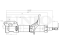 Left front gas shock absorber thumb