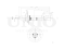 Right front gas shock absorber thumb