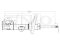 Left rear gas shock absorber thumb