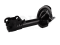 Right front gas shock absorber thumb