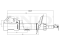 Right front gas shock absorber thumb
