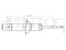 Front gas shock absorber thumb