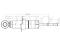 Rear gas shock absorber thumb