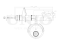 Front gas shock absorber thumb