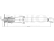 Rear gas shock absorber thumb