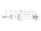 Rear oil shock absorber thumb