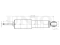 Front oil shock absorber thumb
