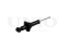 Rear gas shock absorber thumb