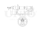 Left rear gas shock absorber thumb