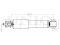 Front gas shock absorber thumb