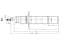 Front gas shock absorber thumb