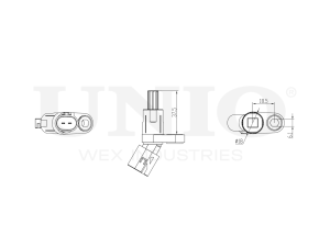 Датчик ABS задний photo