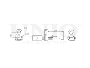 Датчик ABS задний photo