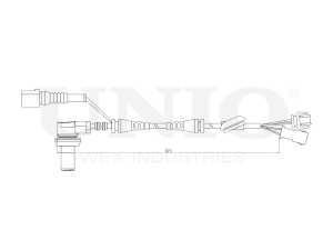 Датчик ABS передний photo