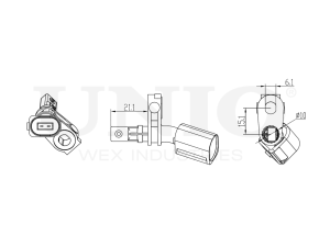 Датчик ABS передний правый photo