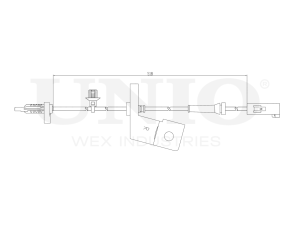 Датчик ABS передний правый photo